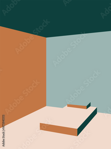 Art bed room aesthetic unique design