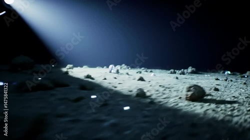 Exploring the Abyssal Plain in Deep Ocean Darkness