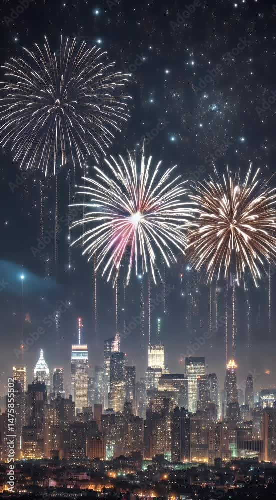 looping time 4k falling animation night city rousing seamless fireworks stars lapse background looping time 4k falling animation night city rousing seamless fireworks stars lapse background