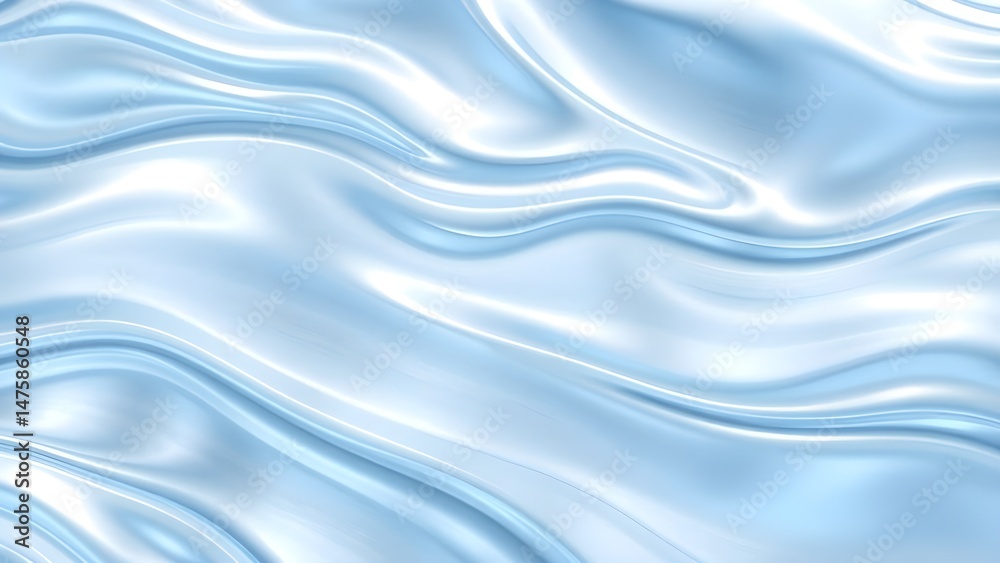 Obraz premium blue silk background