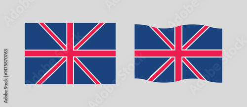  British flag,united kingdom vector illustration with standard size and proportion. National flag emblem with accurate size and colors. 
 British flag,united kingdom National Flag

