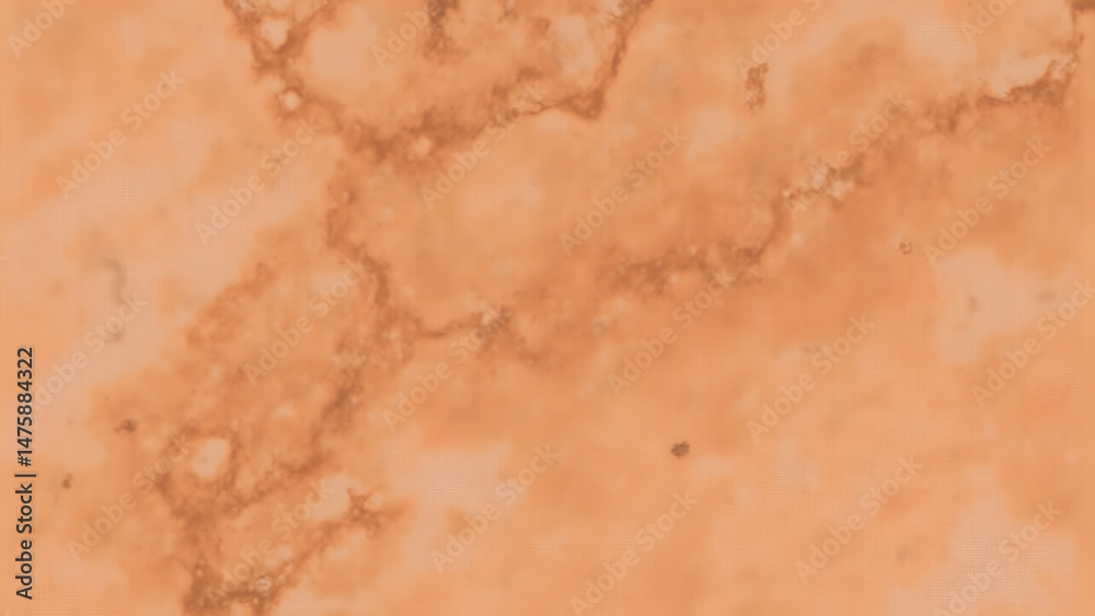 Fototapeta premium XXL porcelain slab with orange base and beige/brown veins. Natural terracotta effect, rustic yet modern, seamless, high-resolution.