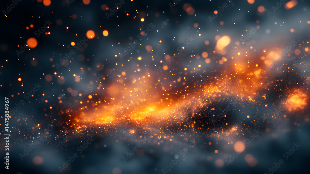 Fototapeta premium Flutter Particle Effects