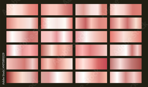 Rose Gold Gradient Background – Elegant and Soft Metallic Design