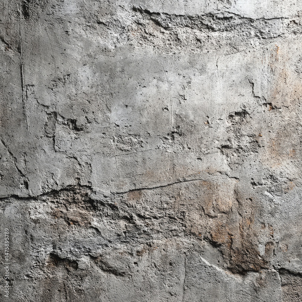 Fototapeta premium High-Resolution Texture of a Weathered Concrete Wall with Natural Imperfections and Subtle Color Variations for Architectural and Design Projects
