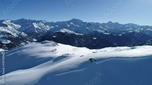Wallpaper Mural Snowy Mountain Range Torontodigital.ca