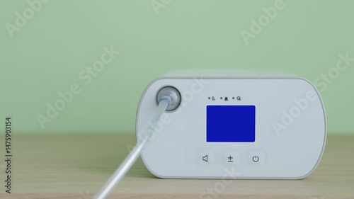 Portable oxygen generator with battery and nasal cannula