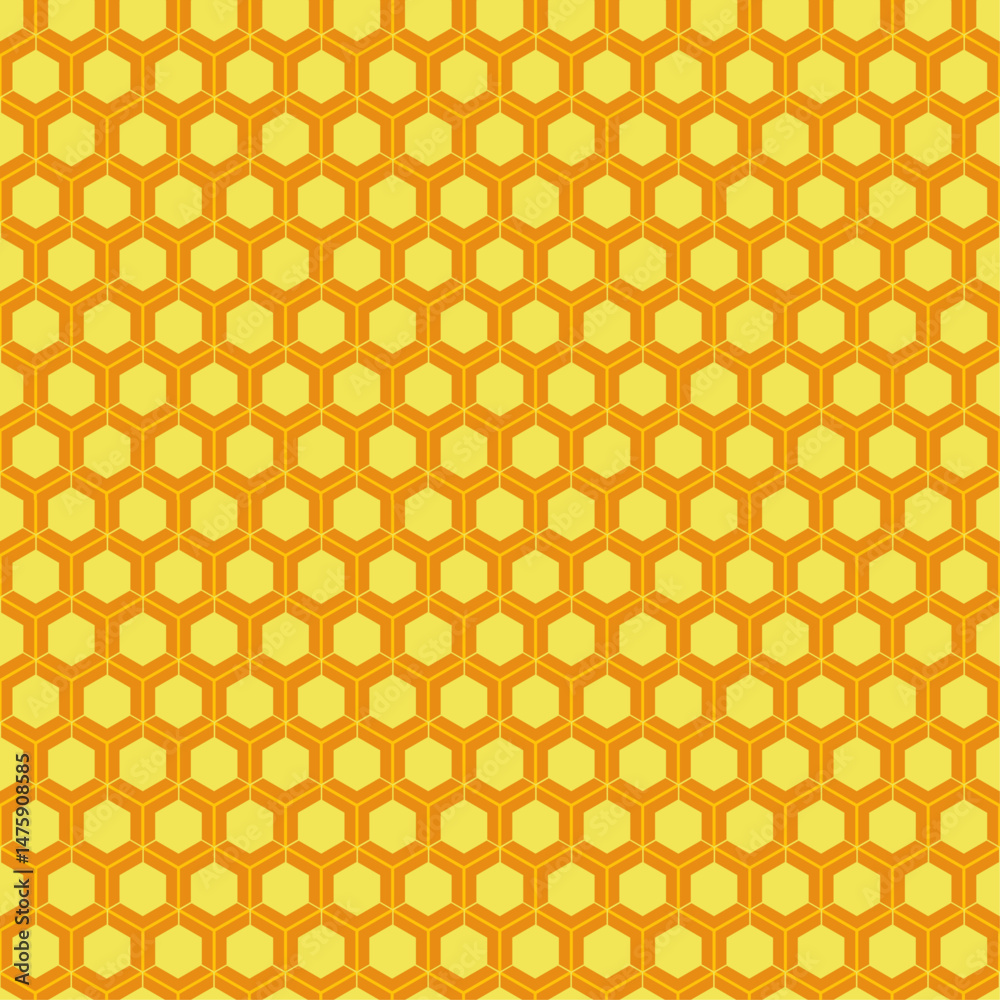 hexagon honeycomb seamless pattern texture