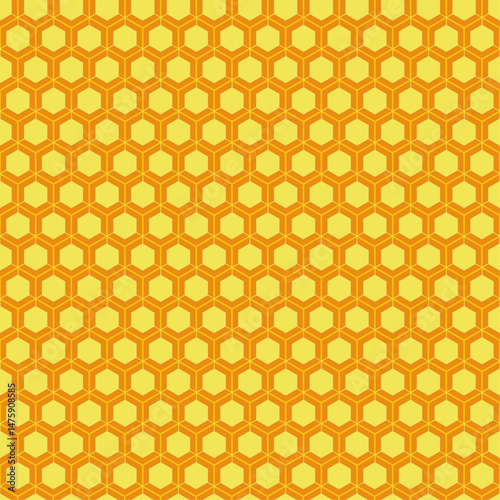 hexagon honeycomb seamless pattern texture