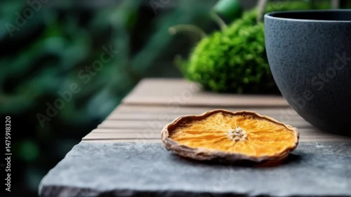 Delicious breakfast pastry and dessert snacks with a fresh cup of tea