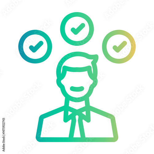 ability Line Gradient Icon