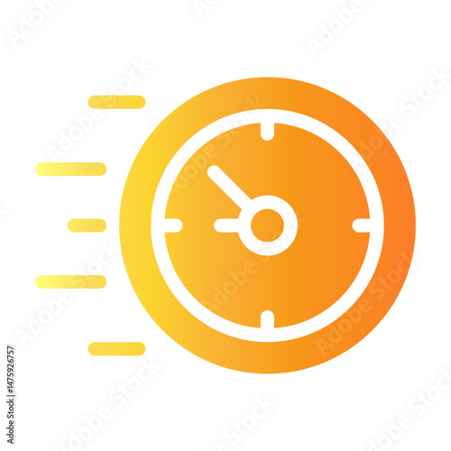 fast time Gradient icon