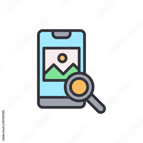 Image Search On Smartphone Representing Digital Visual Exploration