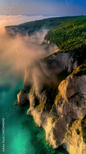 vibrant hot springs showcase geothermal nature with steam rising among rocky, mountainous landscape