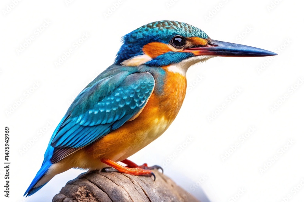 Obraz premium lilac breasted roller isolated