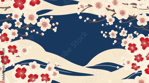 Stunning Japanese Floral Design japanese patterns