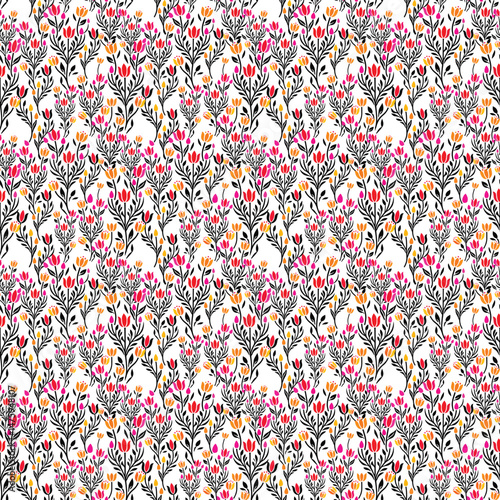 seamless pattern with colorful confetti