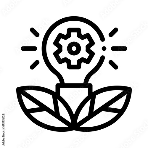 workflow line icon
