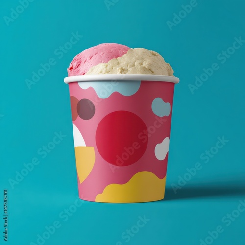 Picnic cooler mockup featuring blank area for your logo or custom design details.