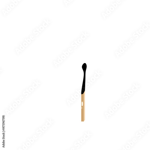Burning matchstick 