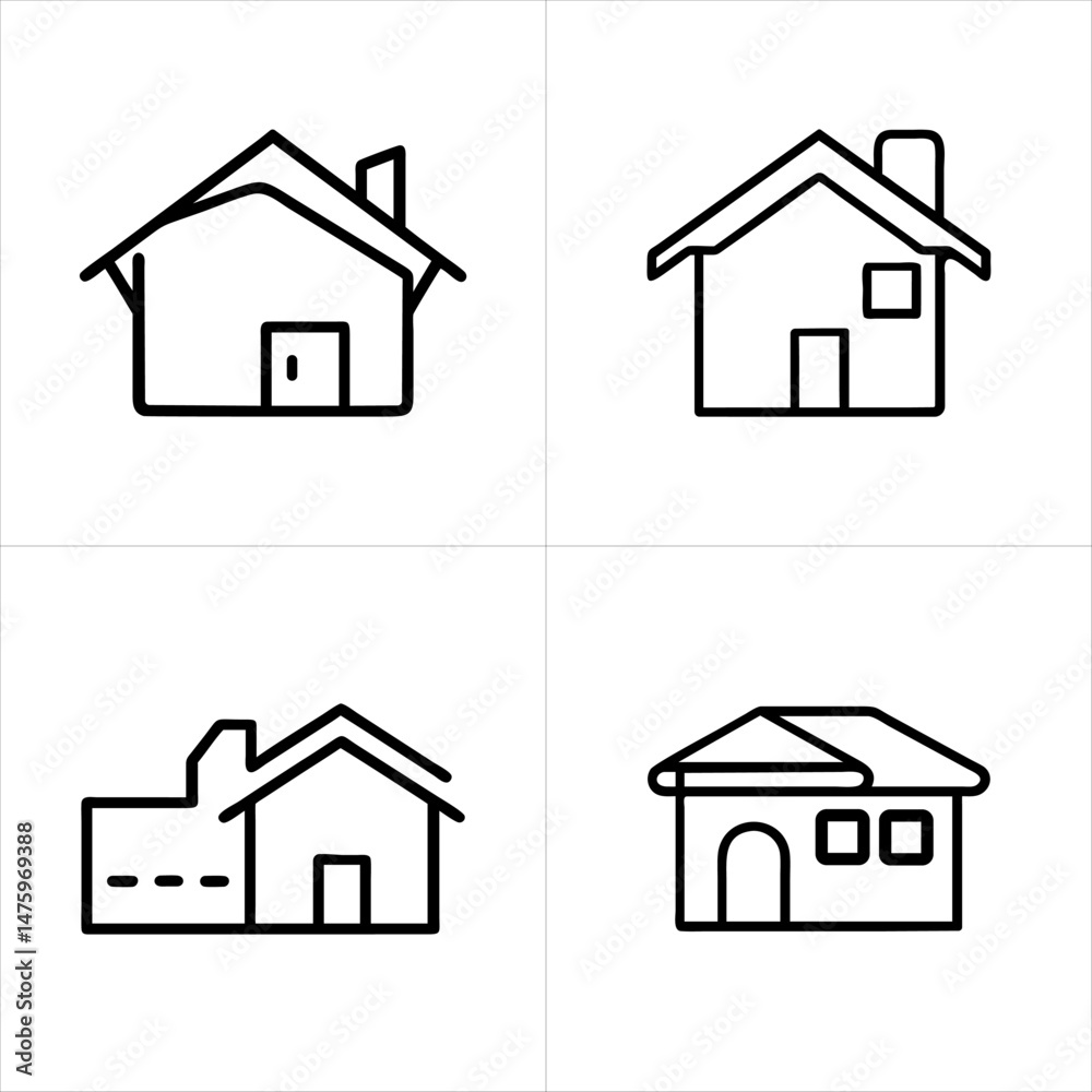 House icon set