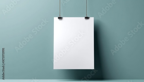 Poster mockup with clear space for you to include your advertisement or promotional material.