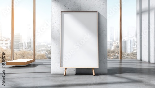 Poster mockup showcasing space for event advertisement, offering room for branding designs.