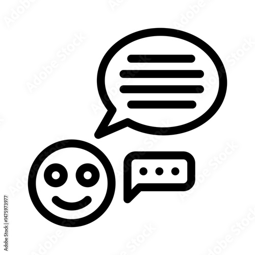 emoji line icon