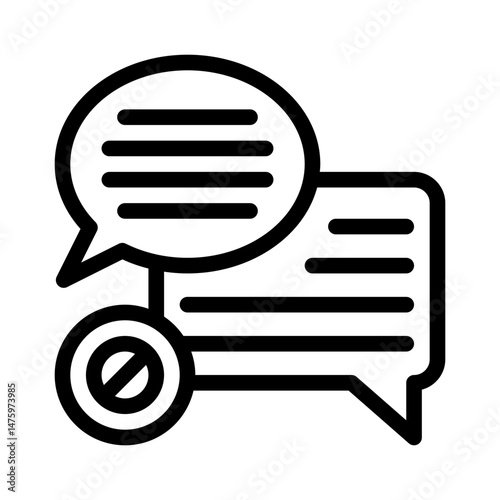 mute line icon