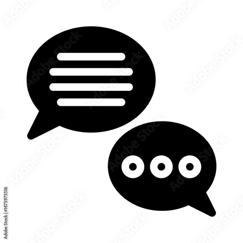 message glyph icon