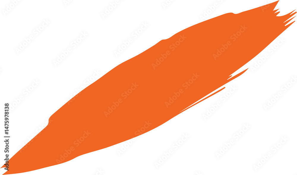 Orange Brush Stroke Shape isolated PNG or JPEG Background Orange Brush Stroke Shape isolated PNG or JPEG Background