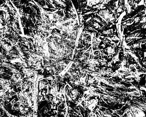 Grunge texture of a Detailed black fiber texture on transparent PNG. Perfect for nature, craft, and textile designs. High-res overlay for posters and creative projects.