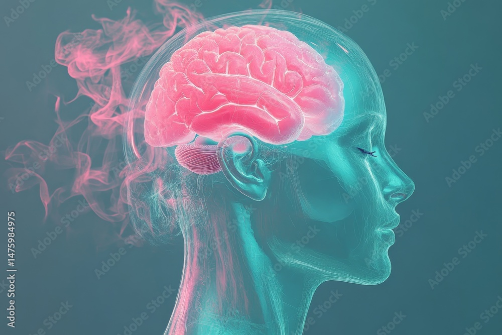 Obraz premium x ray of human brain