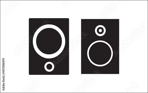 speaker isolated on white background