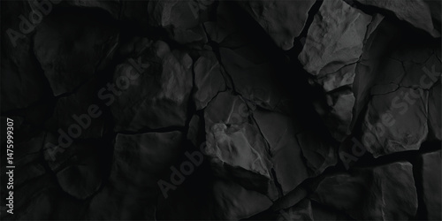  Black stone texture abstract background image