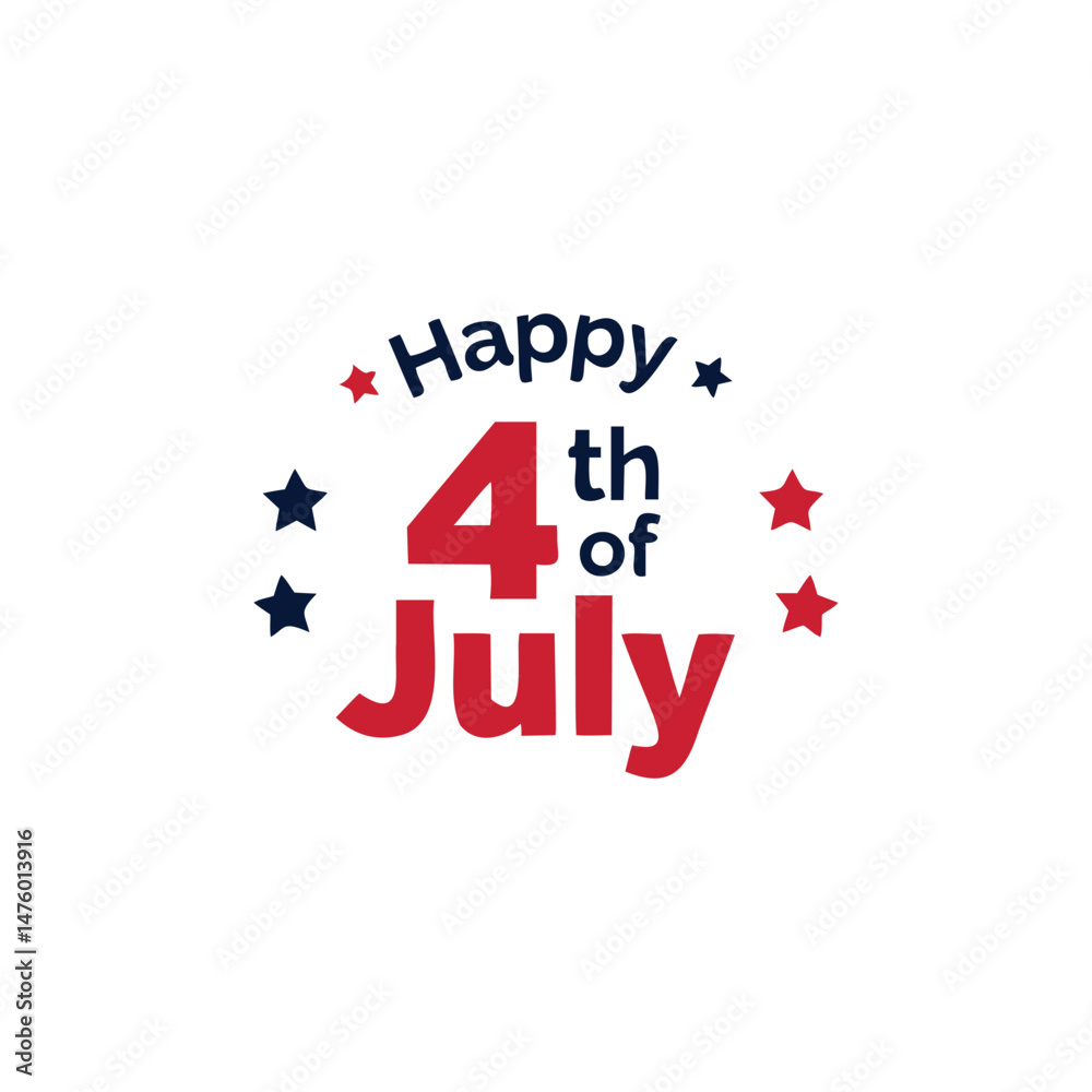 independence day 4 th july vector logo independence day 4 th july vector logo