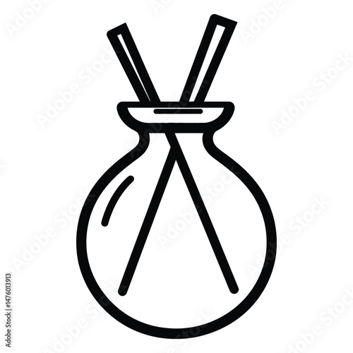 Aroma diffuser icon. Outline aroma diffuser vector icon for web design isolated on white background