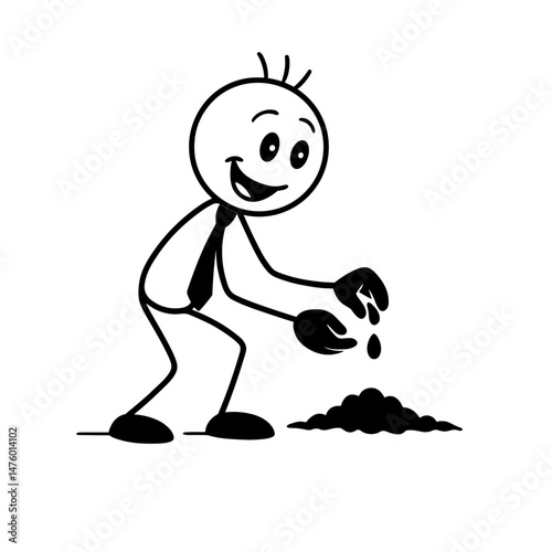 Planting seeds — symbol of preparation and long-term growth