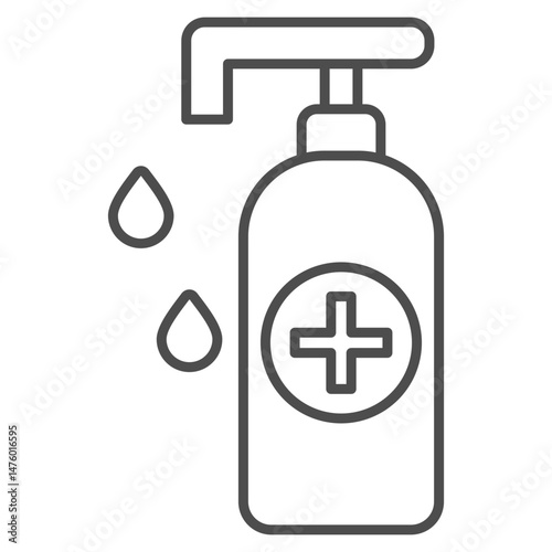 Sanitizer  Icon Element For Design