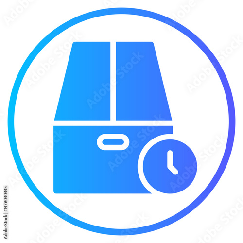 time gradient icon