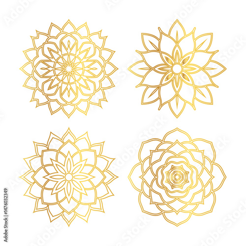 four Luxury   mandala designs,