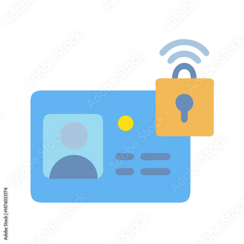 Secure access badge symbolizing privacy and digital identity protection