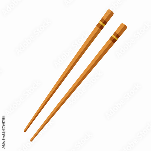 Wooden Chopsticks, Brown, Asian Cuisine, Food Utensil