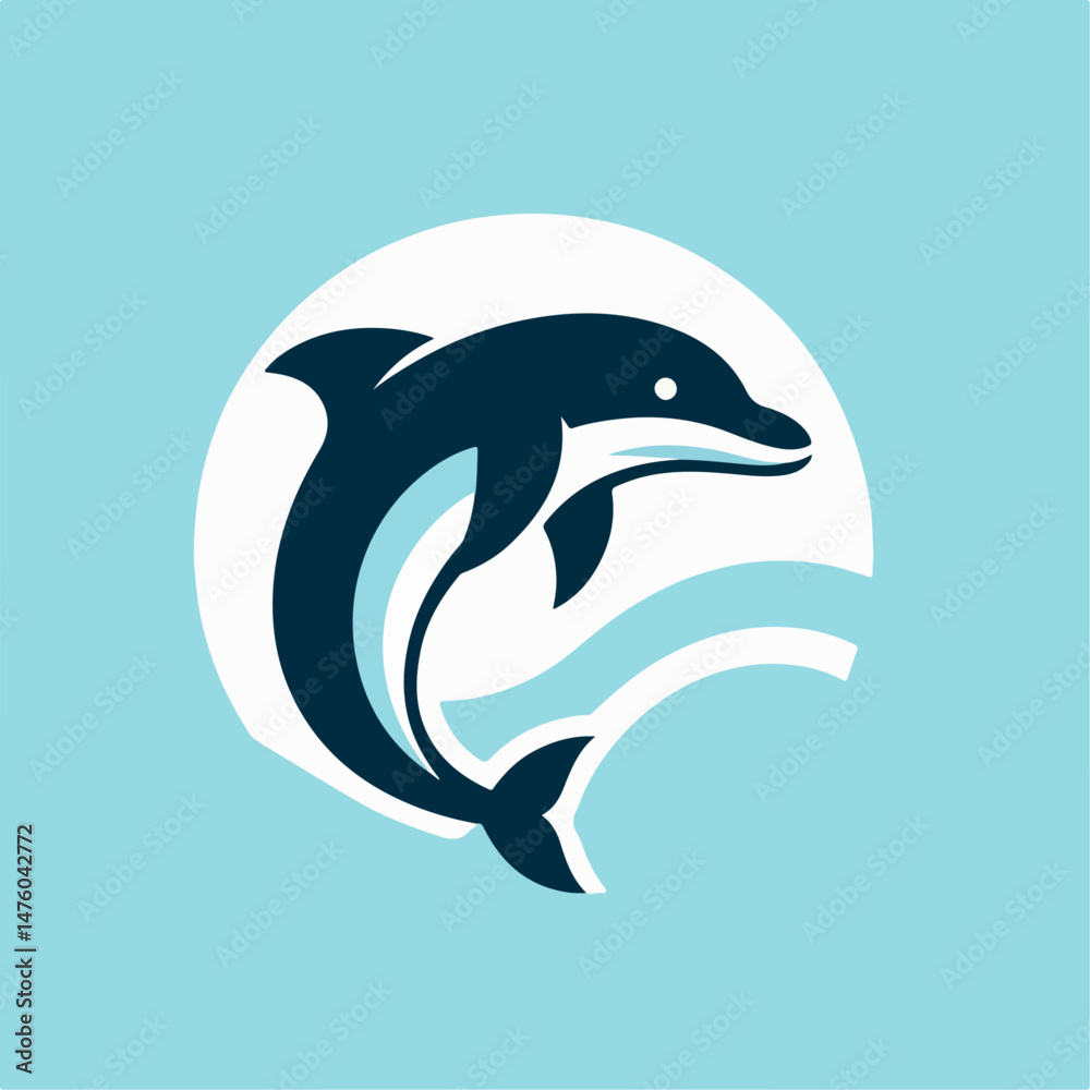 illustration of dolphin illustration of dolphin