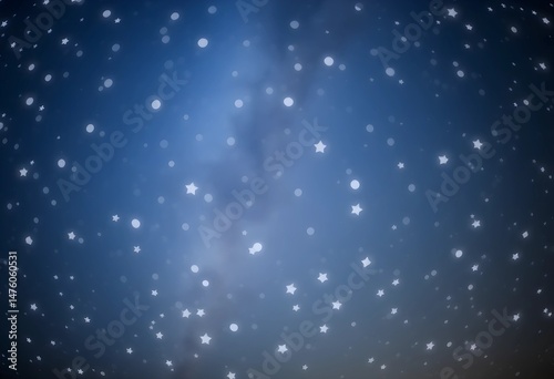 Wallpaper Mural A mesmerizing night sky filled with twinkling stars and a distant galaxy Torontodigital.ca