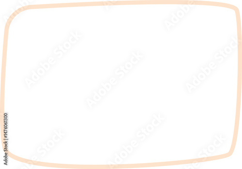 Empty blank frame with copyspace