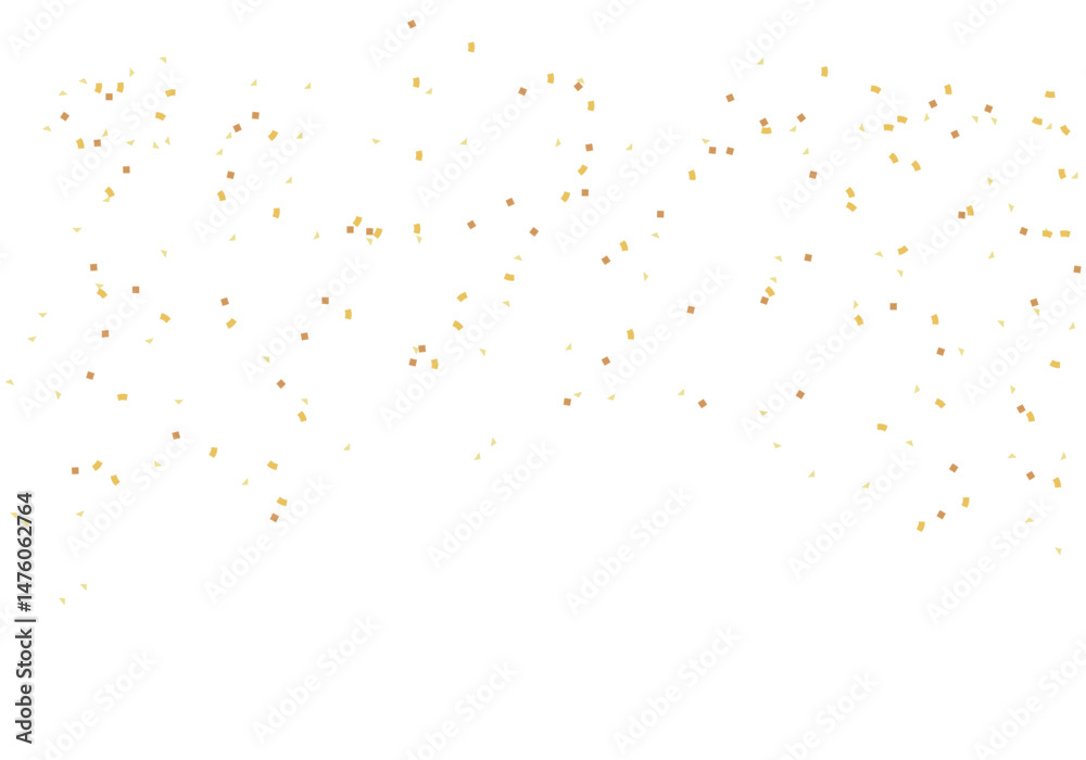 Gold Confetti Falling on Transparent Background – Celebration Overlay Design Gold Confetti Falling on Transparent Background – Celebration Overlay Design