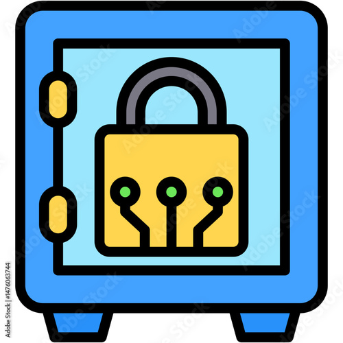Digital Locker Icon