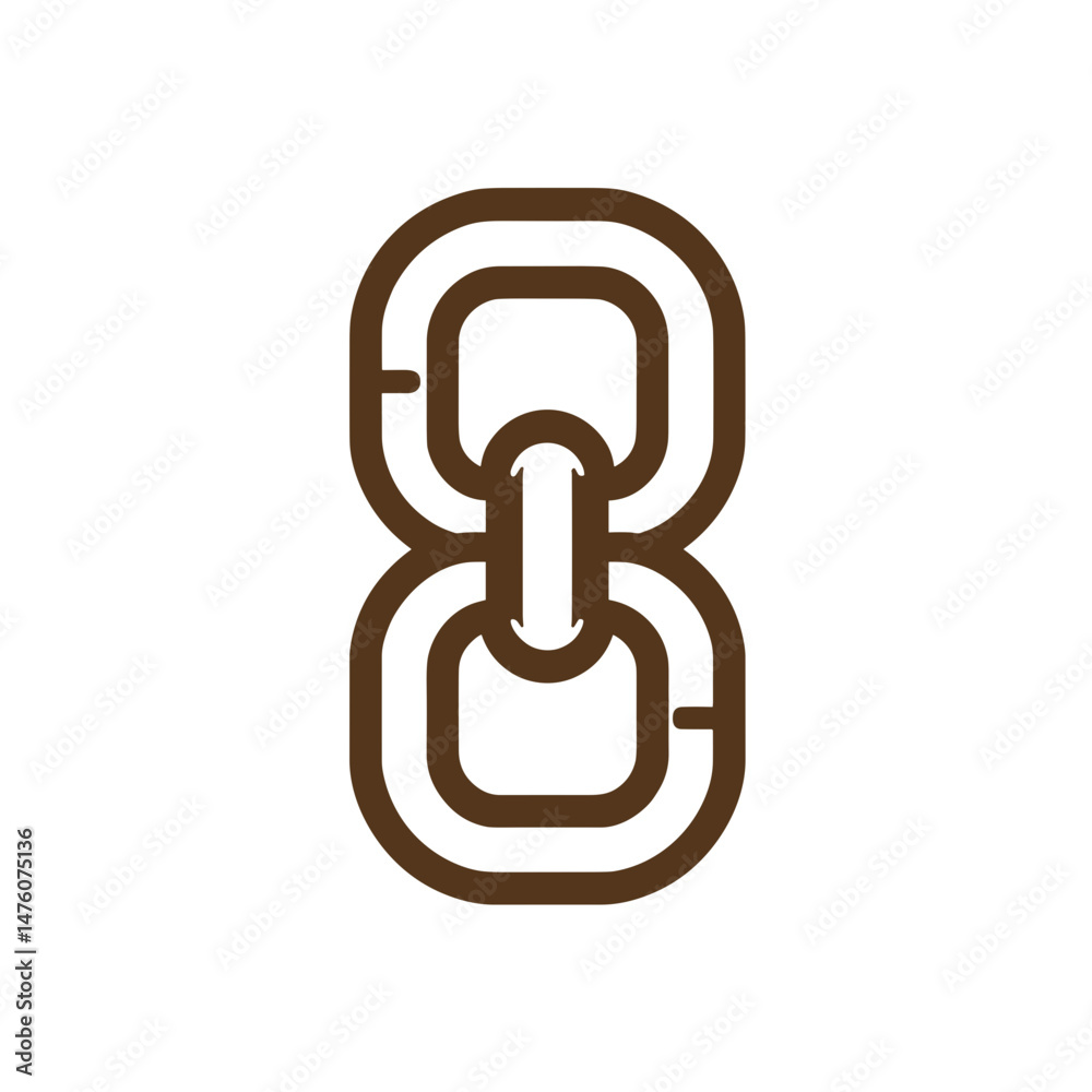 Link Icon Representing Connection and Communication on Transparent Background Link Icon Representing Connection and Communication on Transparent Background