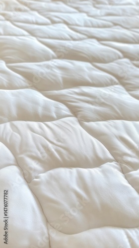 Wallpaper Mural Close-up of a quilted, off-white comforter Torontodigital.ca